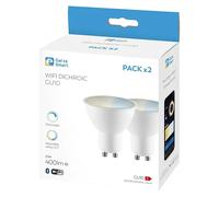 Bombilla LED inteligente Pack (GU10, Blanco cálido, 400 lm, 4,5 W)