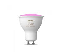 Bombilla Led Inteligente Philips Hue White and Color/ Casquillo GU10/ 5.2W/ 350 Lúmenes/ 2000K-6500K/ Precisa Philips Hue Bridge