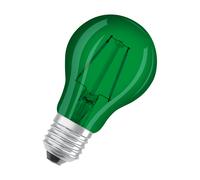 OSRAM bombilla LED E27 Star Décor Cla A 2,5W verde EC:EPREL:523243