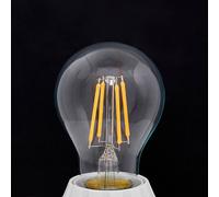 Bombilla LED Lindby con filamento, E27, 4 W, transparente, 2700 K EC:EPREL:753207