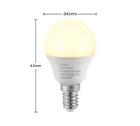 Bombilla LED Lindby, gota, E14, 4,5 W, opal, 3000 K EC:EPREL:777806