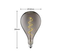 Bombilla LED Lucande E27 A160 4W 1800K atenuable ahumada