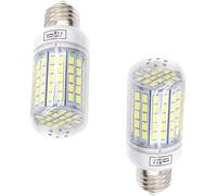 Bombilla LED maíz 15 W, luz Blanca fría, 6000 K, lámpara maíz 150 W, Repuesto Bombilla halógena almacén, Garaje, Granero, Patio Trasero, jardín, Camino, Poste, alumbrado público, 2 Paquetes