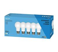 Bombilla LED Pack (E27, No regulable, Blanco frío, 810 lm, 9 W)