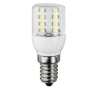 Bombilla LED para frigorífico T20 E14 2W, luz cálida, bajo consumo, ideal para iluminación eficiente de espacios refrigerados.