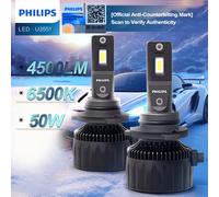 Bombilla LED Philips Ultinon Rally 3551 H4 H7 H11 HB3/4 9006 9005 HIR2 para Faros Delanteros de Automóvil, 6500K Blanco, Potencia Máxima 50W, Lumen Máximo 4500lm