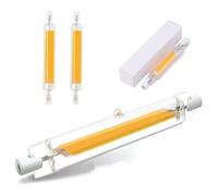 Bombilla LED R7S 118mm Regulable 30W, Bombilla Lineal 30W R7S Equivalente a una Lámpara Halógena 300W, Luz Blanca Cálida 3000K, 3000LM, 360 Grados Focos Y Apliques Pared,Warm white 2pcs,118mm 30W