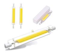 Bombilla LED R7S 118mm Regulable 30W, Bombilla Lineal 30W R7S Equivalente a una Lámpara Halógena 300W, Luz Blanca Cálida 3000K, 3000LM, 360 Grados Focos Y Apliques Pared,Cool white 2pcs,118mm 30W