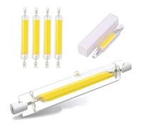 Bombilla LED R7S 118mm Regulable 30W, Bombilla Lineal 30W R7S Equivalente a una Lámpara Halógena 300W, Luz Blanca Cálida 3000K, 3000LM, 360 Grados Focos Y Apliques Pared,Cool white 4pcs,118mm 30W