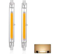 Bombilla LED R7s de 118 mm, 30 W, regulable, blanco cálido, 3000 K, 3000 lm, lineal, reemplaza la lámpara halógena J118 de 300 W, 360 grado