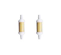 Bombilla LED R7S longitud 78mm 3000K 6W (pack 2)