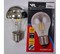 Bombilla LED Reflector A55 Dimmable Crown Silver 4W ES E27 2500K