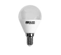 Silver electronics led esférica regulable, e14, 5 watts, blanco
