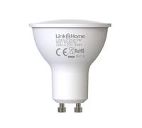 Bombilla LED RGB Wi-Fi GU10 Link2Home, 5W, Regulable
