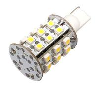 Bombilla LED SMD 3528 T10 Base Wedge 30 LEDs Blanca Cálida Para #194 #168 W5W RV