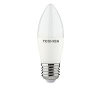 Bombilla led toshiba c37 e27 8w 3000k - ultimas uds