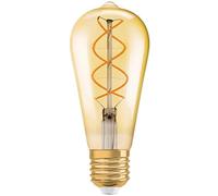Bombilla LED vintage 1906 de Osram, base E27, blanco cálido, 2000 K, 4 W, repuesto para bombilla de 28 W [clase energética G]