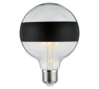 Bombilla LED Vintage Globe Form E27 Negro (E27, Intensidad regulable, Blanco cálido, 600 lm, 6,5 W, Negro)