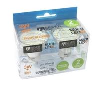 Bombilla multi-led gu10 4w 5000k (pack 2 unidades)