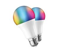 Bombilla Muvit io A60 E27 9W rGB pack 2 unidades