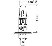 OSRAM H1 Lámpara Faro de Carretera 55W Luz Alta Halógena 64150NL
