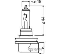 OSRAM 64211NBU, Night Breaker Unlimited H11 - Faro halógeno, 12 V