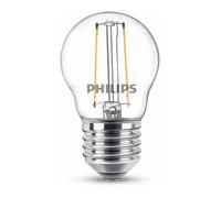 Philips Lighting 76329900 LED Clase energética A++ (A++ - E) E27 Forma de gota 2W = 25W Blanco cálido (Ø x L) 4,5 cm x