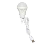 Bombilla portátil con tecnología LED recargable para acampada al aire libre e iluminación de emergencia, mini luz nocturna USB compacta de bajo