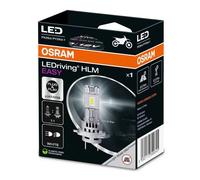 OSRAM LEDriving HLM EASY ≜ H7/H18,lámpara LED para faro de motocicleta, Blanco frío 6500K, Lámpara LED Retrofit de luz de carretera y de cruce, Solo para uso todoterreno - sin ECE, 1 lámpara