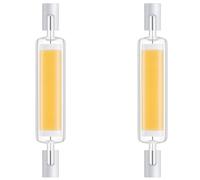 Bombilla R7S LED 78mm 15W Luz Natural 4000K, Bombilla LED R7S Regulable, Sustitución Halógeno de Tipo J 78mm 150W, 1500LM, Sin Parpadeo, Lámpara Lineal para Lámpara de Pared, Proyector, 2 Piezas