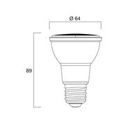 Bombilla reflectora LED E27 7,2 W PAR20 3.000 K atenuable 36° 540 lm de Sylvania EC:EPREL:543119