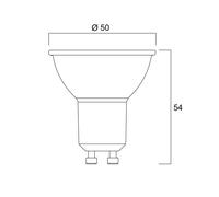 Bombilla reflectora LED Sylvania GU10, 2,2 W, 4.000 K, 350 lm, atenuables EC:EPREL:1636402