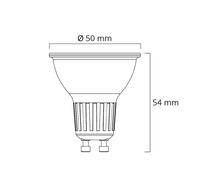 Bombilla reflectora LED Sylvania, GU10, 2 W, 3.000 K, 360 lm, atenuable EC:EPREL:2446032