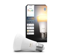 Bombilla Smart LED Philips Hue A60, White Ambiance, base E27, 8,1 W, luz de espectro completo 1000-20.000 K, 1100 lm, regulable, funciona con Alexa, Google Assistant y Apple Home, paquete de 1 unidad.