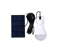 Bombilla solar recargable con control remoto, iluminación LED solar con toma USB y diseño fácil de usar, energía