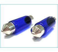 Bombilla T11 C5W, de 36 mm, con casquillo SV8.5, 12 V, 5 W, de siluro con efecto xenón superblanco