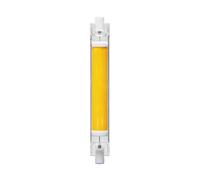Bombilla tubular LED Arcchio, R7s, 9 W, 2700 K, 11,8 cm, transparente EC:EPREL:1565557