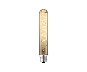 Bombilla tubular LED Lucande, E27, 4 W, Ø 3 cm, color ámbar, 2700 K EC:EPREL:1683115