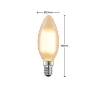 Bombilla vela LED Arcchio E14, 4 W, mate, 2700 K, atenuable EC:EPREL:979754