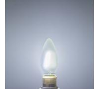 Bombilla vela LED LUUMR Smart E14, 4,2 W, mate, CCT, Tuya, Wi-Fi EC:EPREL:1870820