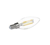 Bombilla vela LED LUUMR Smart, transparente, E14, 4,2 W, Tuya, Wi-Fi, CCT EC:EPREL:1870819