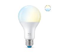 Bombilla inteligente - Wiz A67 E27, 100W, Luz cálida a fría, Wifi y Bluetooth, Control por voz