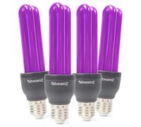 Bombillas Blacklight BeamZ Buv27 25W Casquillo E27 Pack 4 Unidades