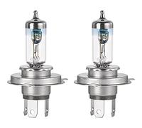 Bombillas de faros halógenos Fórmula 1 H4 + 130% más de brillo, bombillas de automóvil CL 470, 12V, 60/55W, base P43t, 2 piezas