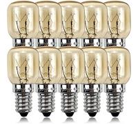 Bombillas de luz nocturna SES E14 chapadas en níquel para microondas y horno (10 unidades) 25.00W 240.00V