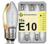 Bombillas de puntiagudas E10, 3 W, 8 V, 12 V, 14 V, 16 V, 23 V, 34 V, ,48 V, 55 V y bombillas LED de repuesto para cadena de luces y arcos
