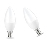 Bombillas E14 LED Pack de 4 No Regulable Bajo Consumo 7W Equivalente A 70W 700 Lúmenes Sin Parpadeo Para Iluminación Decorativa(Warm White 3000K,5W)