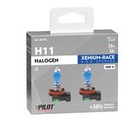Bombillas H11 Halógenas Par De Lámparas De Coche Xenium Race 55w 12v 5000° Lampa