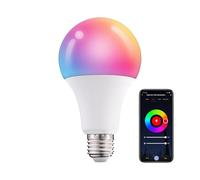 Bombillas Inteligentes,Bombillas Inteligentes - Bombilla de color inteligente RGB - Bombilla WiFi inalámbrica RGB, sincronización de música, bombilla que cambia de Color de 16 millones de colores, bom