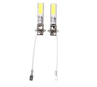 Bombillas LED Antiniebla H3, 2 Bombillas de Xenón Blanco para Faros Delanteros, Bombillas de Luz Diurna de 12 V 10 W para Coches, Camiones, SUV, Furgonetas
